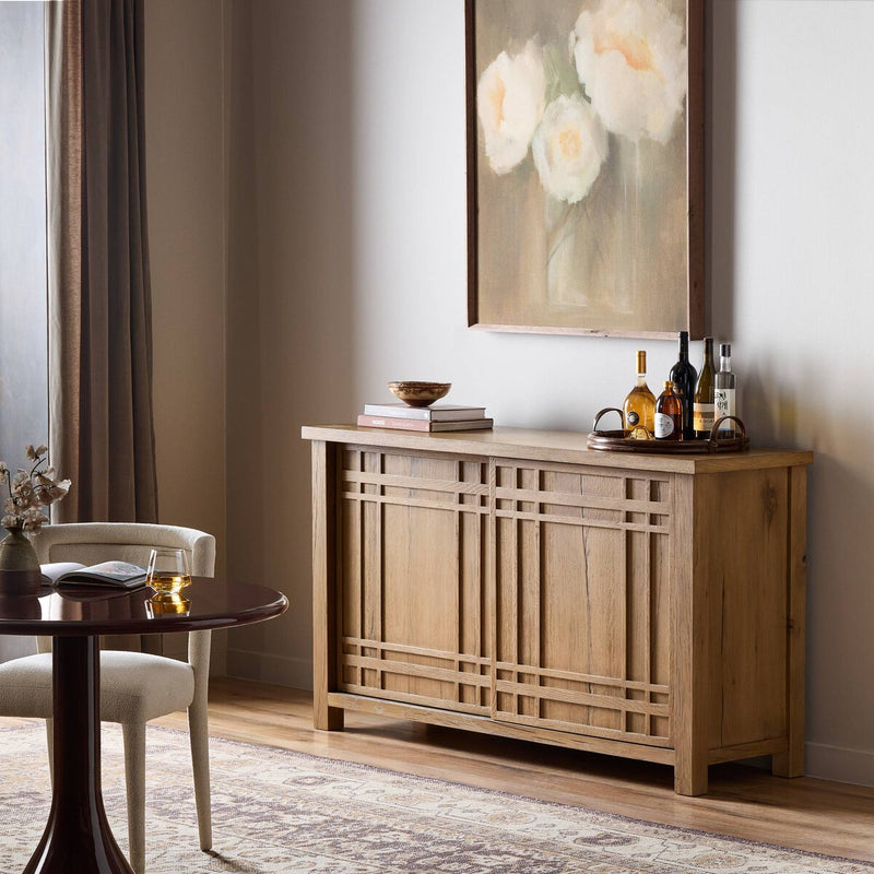 Kashton Sideboard - Aged Smoked Oak Veneer