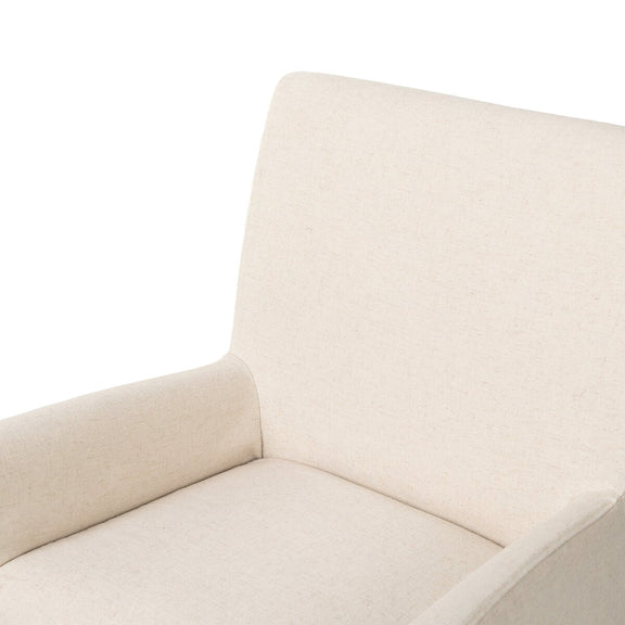 Vista Slipcovered Dining Armchair - Savile Flax