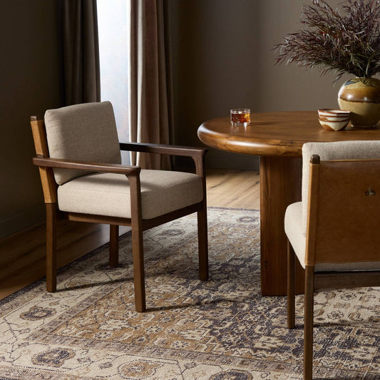 Chappel Dining Armchair - Alcala Taupe