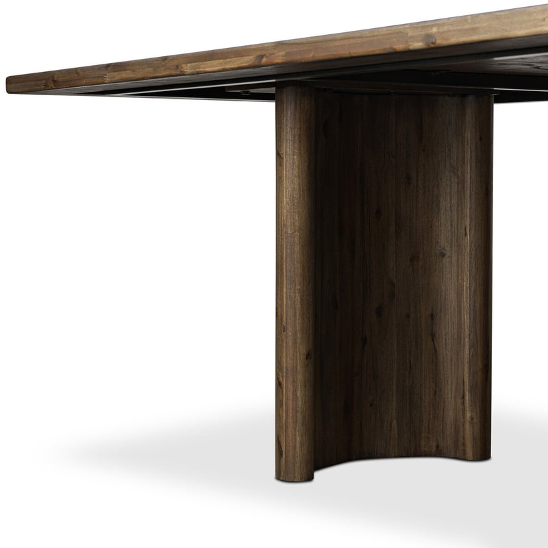 Pershing Dining Table - Weathered Acacia Veneer