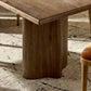 Pershing Dining Table - Weathered Acacia Veneer