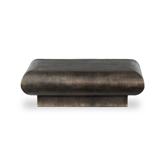 Ambra Outdoor Coffee Table - Distressed Bronze