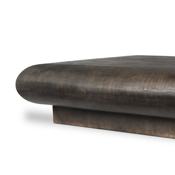 Ambra Outdoor Coffee Table - Distressed Bronze