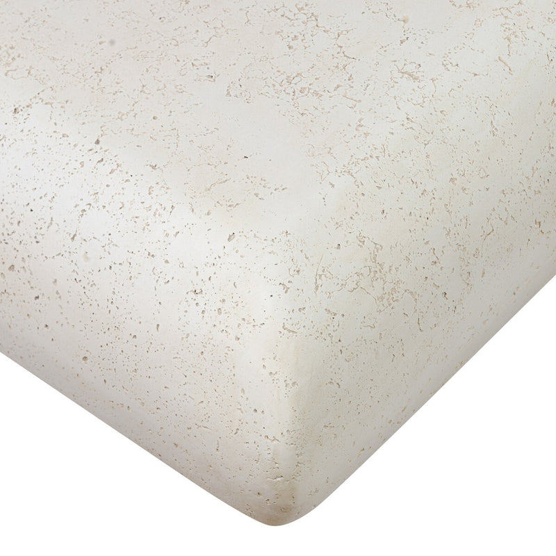 Ambra Outdoor Coffee Table - Aged White Concrete