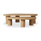 Joji Nesting Coffee Tables - Natural Oak Veneer