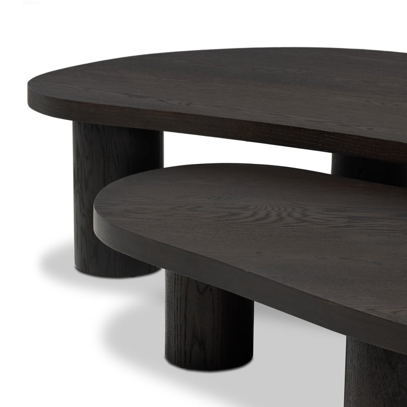Joji Nesting Coffee Tables - Aged Black