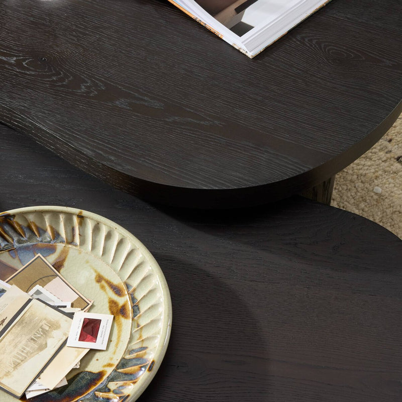 Joji Nesting Coffee Tables - Aged Black