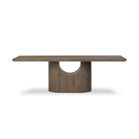 Bevie Dining Table - Brown Oak Veneer