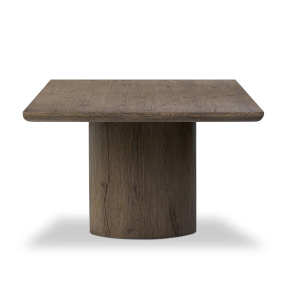 Bevie Dining Table - Brown Oak Veneer