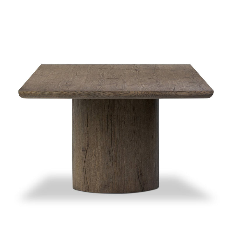 Bevie Dining Table - Brown Oak Veneer
