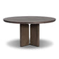 Ernest Round Dining Table - Shale Grey Oak Veneer