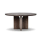 Ernest Round Dining Table - Shale Grey Oak Veneer