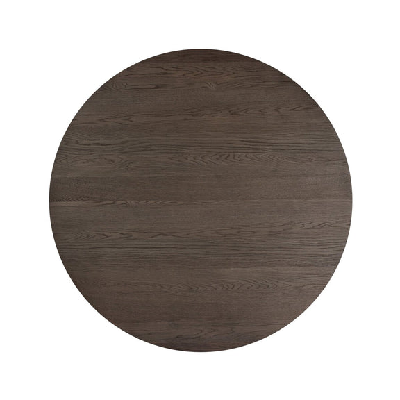 Ernest Round Dining Table - Shale Grey Oak Veneer