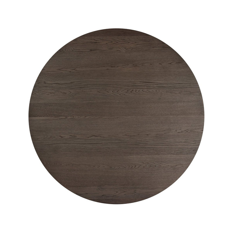 Ernest Round Dining Table - Shale Grey Oak Veneer