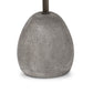 Emens Outdoor End Table - Aged Smoke Concrete