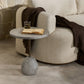 Emens Outdoor End Table - Aged Smoke Concrete