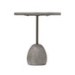 Emens Outdoor End Table - Aged Smoke Concrete