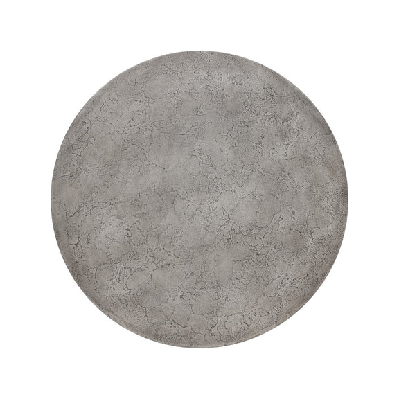 Emens Outdoor End Table - Aged Smoke Concrete