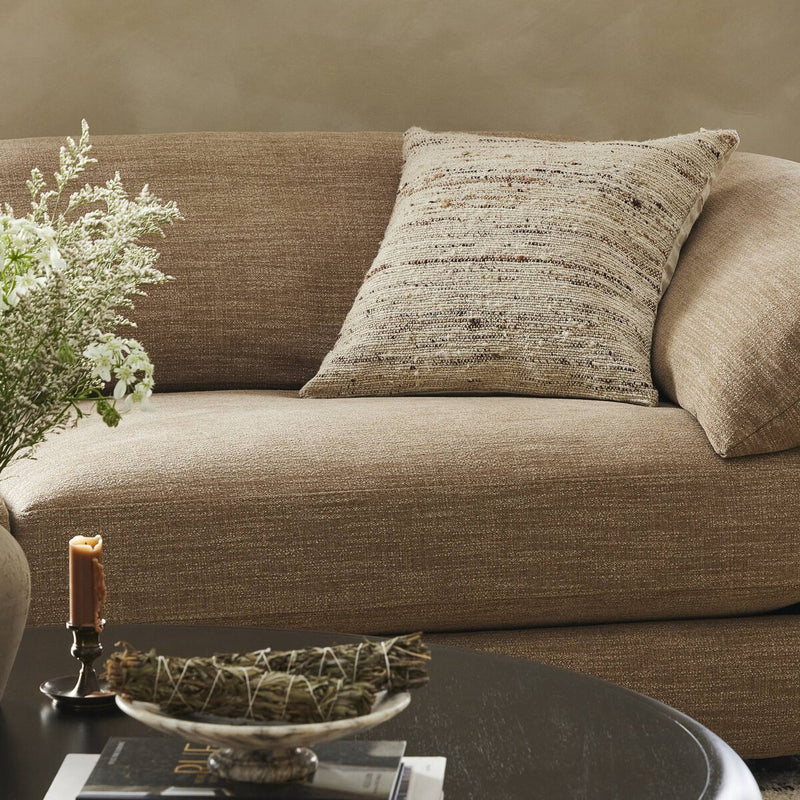 Pemberley Pillow - Beige Woven