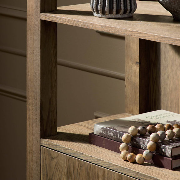 Bedford Bookcase - Warm Natural Oak