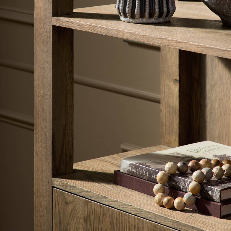 Bedford Bookcase - Warm Natural Oak