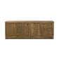 Bedford Media Console - Warm Natural Oak Veneer