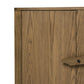 Bedford Media Console - Warm Natural Oak Veneer