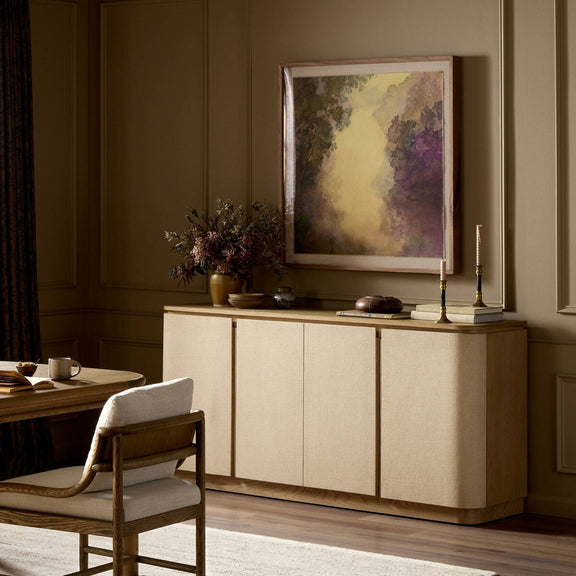 Mariella Sideboard - Beige Painted Linen
