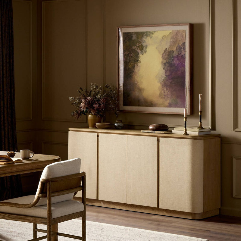 Mariella Sideboard - Beige Painted Linen