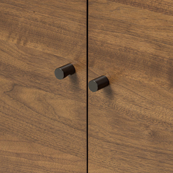 Hawkes Bookcase - Dark Walnut Solid