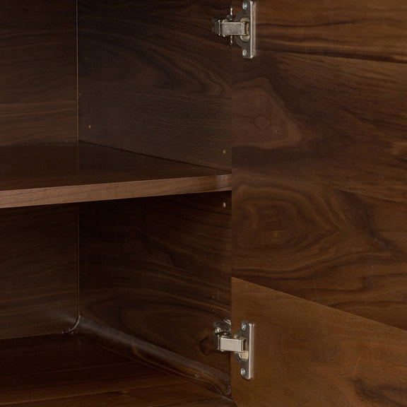 Hawkes Bookcase - Dark Walnut Solid