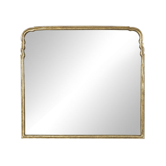 Loire Mantel Mirror - Antiqued Gold Leaf