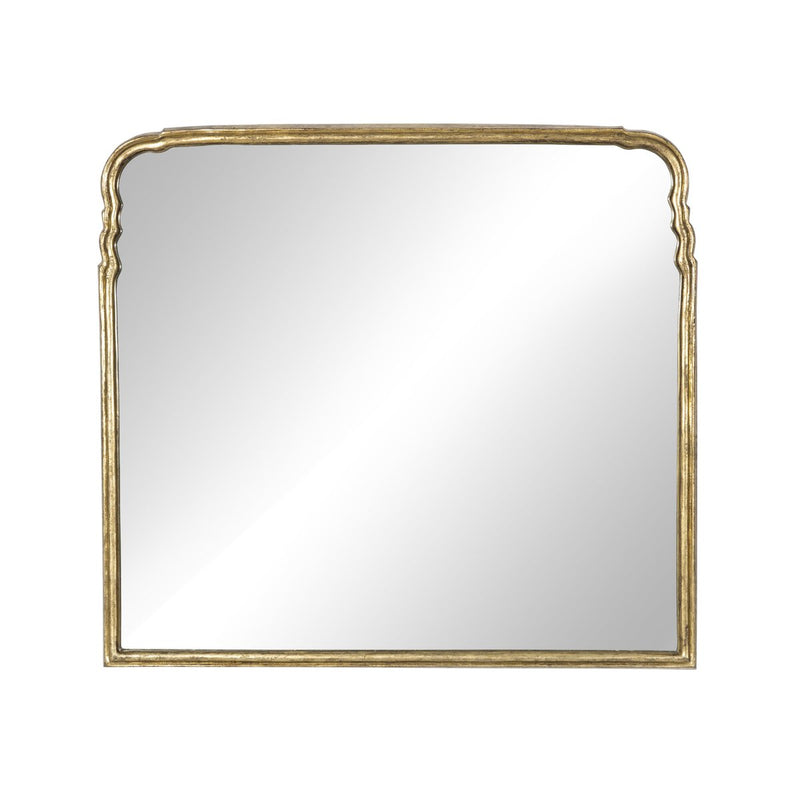 Loire Mantel Mirror - Antiqued Gold Leaf
