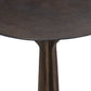 Malloy Outdoor End Table - Antiqued Brass Aluminum