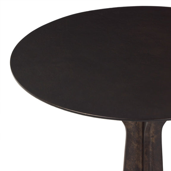 Malloy Outdoor End Table - Distressed Bronze