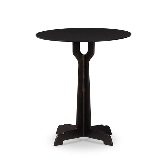 Malloy Outdoor End Table - Distressed Bronze
