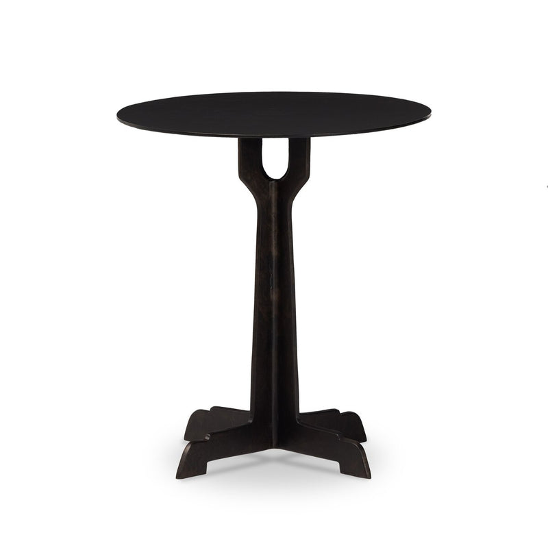 Malloy Outdoor End Table - Distressed Bronze