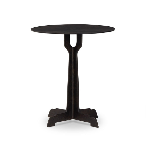 Malloy Outdoor End Table - Distressed Bronze
