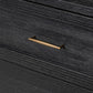 Tolle 6 Drawer Dresser - Drifted Matte Black Veneer