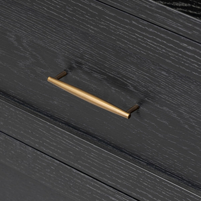 Tolle Nightstand - Drifted Matte Black Veneer