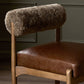 Jazelle Bar + Counter Stool - Taupe Shearling