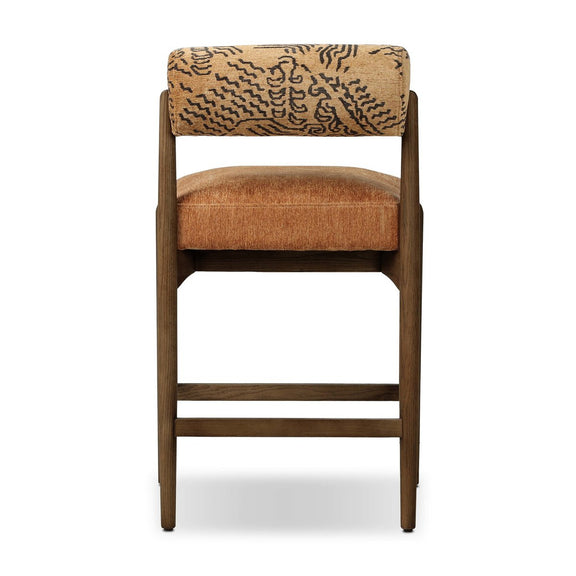 Jazelle Bar + Counter Stool - Balkan Ochre