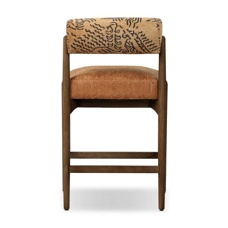 Jazelle Bar + Counter Stool - Balkan Ochre