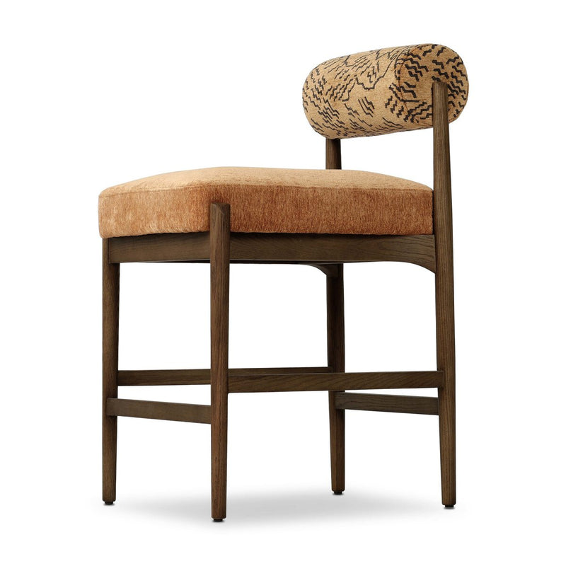 Jazelle Bar + Counter Stool - Balkan Ochre