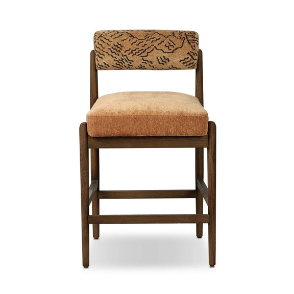 Jazelle Bar + Counter Stool - Balkan Ochre