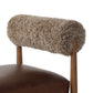 Jazelle Bar + Counter Stool - Taupe Shearling