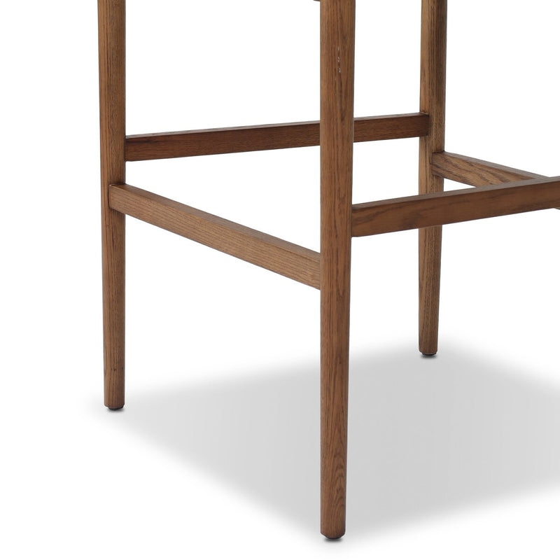 Jazelle Bar + Counter Stool - Taupe Shearling