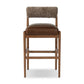 Jazelle Bar + Counter Stool - Taupe Shearling