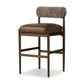 Jazelle Bar + Counter Stool - Taupe Shearling