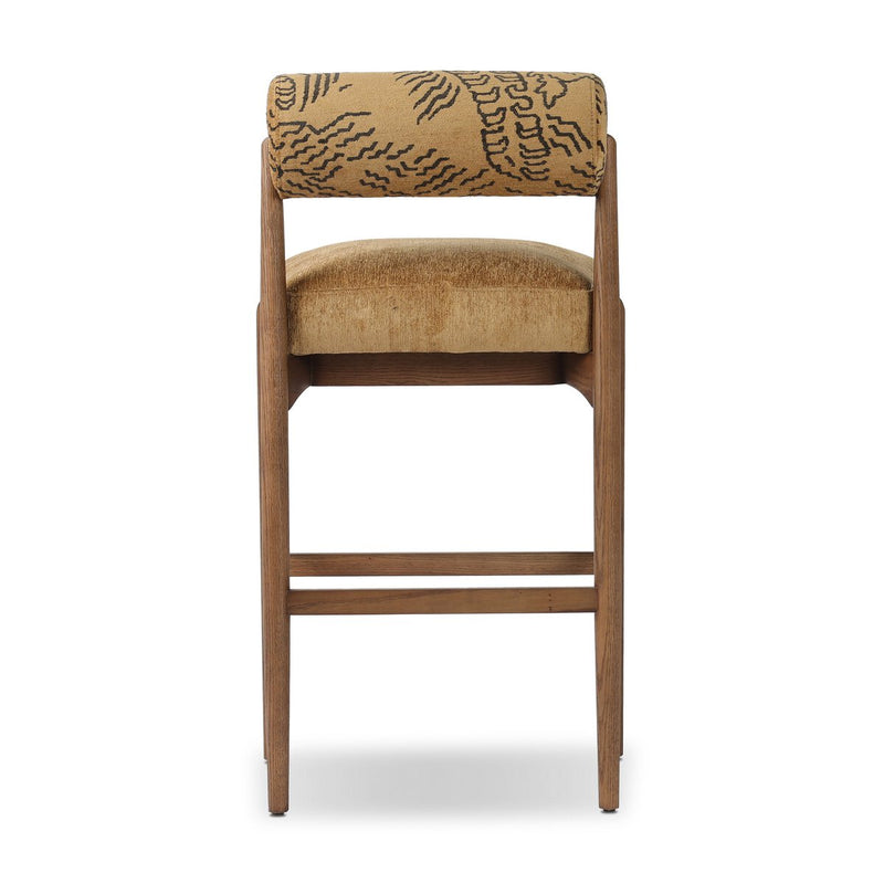 Jazelle Bar + Counter Stool - Balkan Ochre